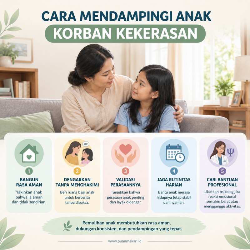 Cara Menghadapi Anak Korban Kekerasan